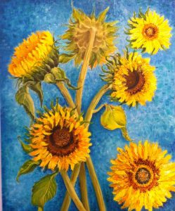 Sun Flowers by Veronica Mulvehill